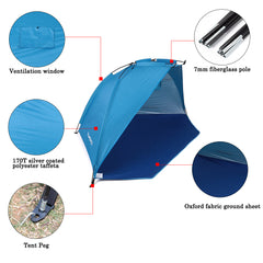 Half-Open Waterproof Tent