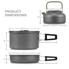 Aluminum Alloy Outdoor Camping Pot
