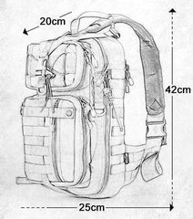 Outdoor Sports Tactical Double Shoulder Bag