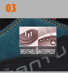 Rubber Sole Leather Outdoor Shoes