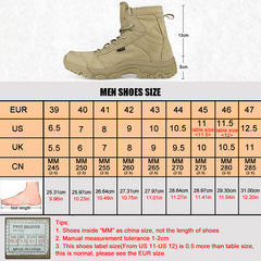 Outdoor Sports Tactical Camping Shoes
