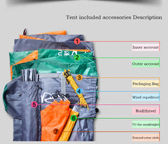 Double Layers Outdoor Tourist Tent
