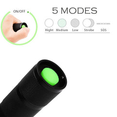 Portable LED Torch Flashlight